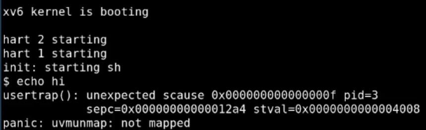 page fault
